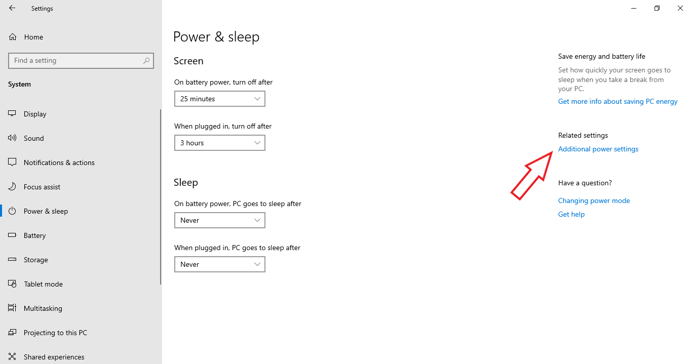 Thao tác trong Windows Settings